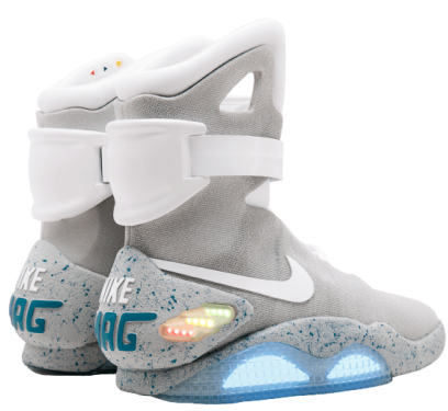 Кроссовки Nike Air Mag, вид справа и сзади